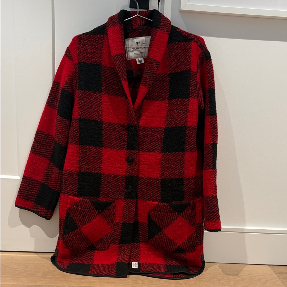 WOOLRICH Gentry Buffalo Plaid Coat Small